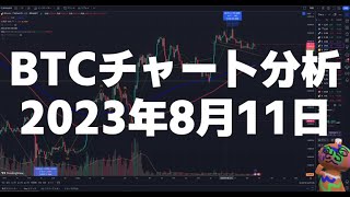 2023年8月11日ビットコイン相場分析