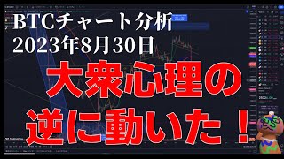 2023年8月30日ビットコイン相場分析