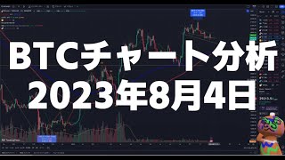 2023年8月4日ビットコイン相場分析