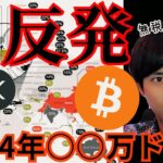 ビットコイン大反発、2024年○○万ドルに。仮想通貨が無税の国まとめ