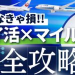 【完全攻略】ポイ活で大量にANA・JALマイルを貯める「陸マイラー」という方法