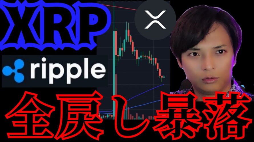 リップル(XRP)全戻し暴落!そこから学ぶべき法則。バブル時の価格は?