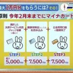 マイナポイント申請　2万円分ポイントって何？　3つのステップ　期限は9月末まで　 (23/09/26 18:30)