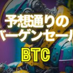 予想通りのバーゲンセールとなったビットコイン