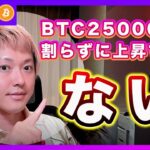 ビットコインが25000ドルを割らずに上昇する可能性はありますか？に回答します！【最新の仮想通貨分析を公開】