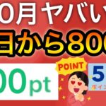 コレで800ポイント貰えるんだけど？