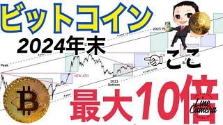 ビットコイン2024年末まで最大10倍になる可能性!?BTC今後の見通し⚫️⚫️