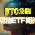 ビットコイン急騰、現物ETFへの期待