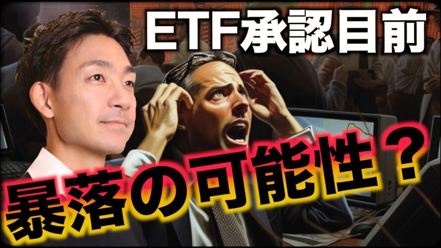 ビットコイン暴落の可能性？ETF承認まで上昇は続くのか？