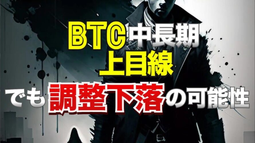 ビットコインは中長期では上目線も、足元で調整下落の可能性