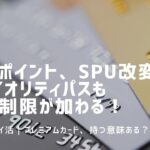 プライオリティパスに回数制限の楽天プレミアムカードを持つ意味は？