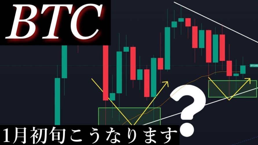 12/31 「1月初旬はどうなるのか。気になる方は見てください。2023年ありがとうございました」ビットコイン分析