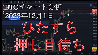 2023年12月1日ビットコイン相場分析