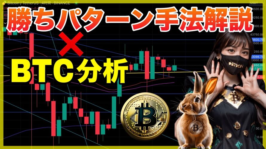 BTC分析❌ビットコイン勝ちパターントレード手法解説