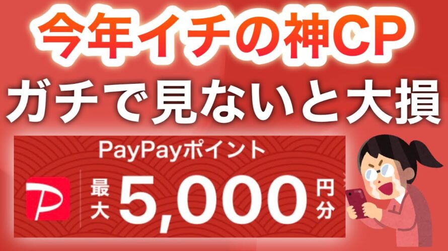 コレやらないと絶対後悔する…【PayPay大量‼︎】