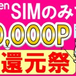 楽天モバイル最新キャンペーン！SIMのみでも20,000ポイント還元でお得に申し込み☆(～2024/1/9 9:59)