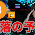 仮想通貨『暴落の予兆』が出る。。。