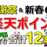 楽天ペイ新春キャンペーンや大感謝祭開催中！コツコツ案件も同時紹介！