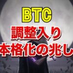 ビットコイン調整入り本格化の兆し