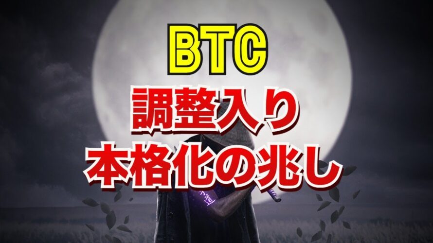 ビットコイン調整入り本格化の兆し