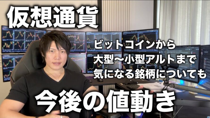 暴落予想が的中した仮想通貨の今後の値動きを億り人が解説します。ビットコインからアルト全般、気になる2024年に上がると思うコインについても。