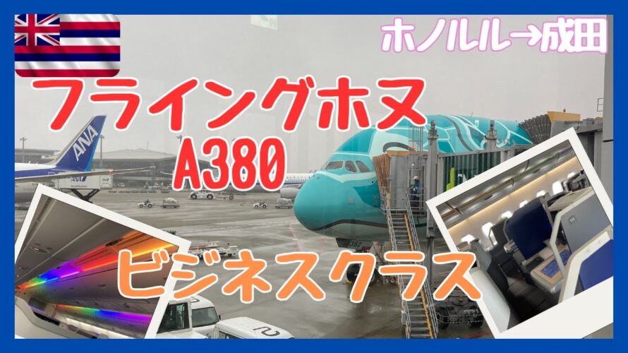 フライングホヌ2号機ビジネスクラス ホノルル~成田 ホノルル空港ANAスイートラウンジ