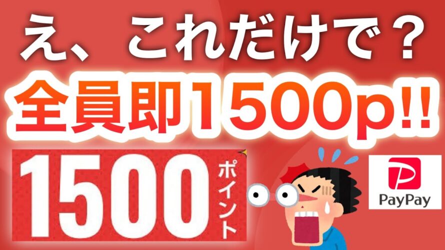 またこれも早期終了しちゃうんじゃ…【PayPayポイントも】