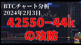 2024年2月3日ビットコイン相場分析