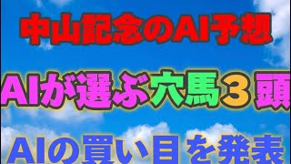 【AI予想】【中山記念2024】中山記念のAIの本命は〇〇!!穴馬は〇〇!AIはどんな買い方をする?中山記念2024の予想!AIはどんな展開になると予想する?