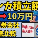 クレカ積立上限が10万円へ！ポイント還元率と設定変更期間を徹底比較！