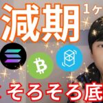 ビットコイン 半減期1ヶ月切り底打ち感？大企業は42,000ドル(675万円)暴落を予想