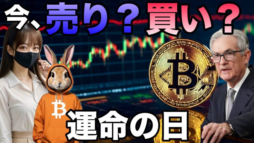 ビットコインは売るべき?買うべき?本日のFOMCも含めて解説!