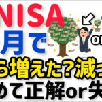 新NISA始めて2ヶ月でいくら増えた？減った？運用成績を公開！NISAのメリット デメリットを実感！