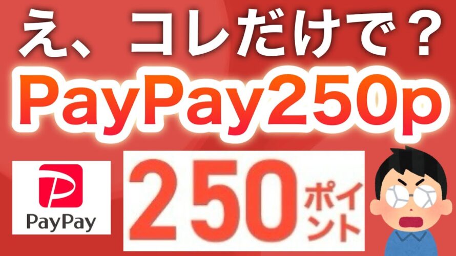 このPayPayポイント必ず貰える裏技がヤバい…