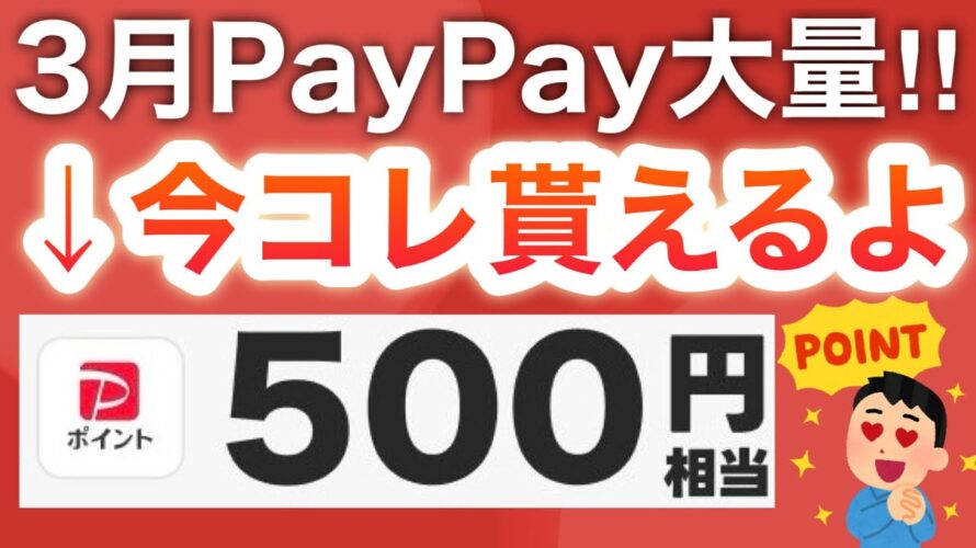 コレ早くやった方が良さそうだよ…【PayPay】