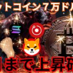 ビットコイン ７万ドル到達㊗️ 仮想通貨 ４月まで上昇確実な情報が続々！！