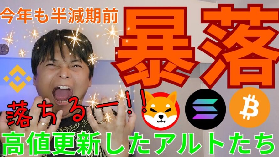 ㊗️９万人㊗️『あの仮想通貨たち』高値更新！今年もビットコイン半減期前に暴落？？