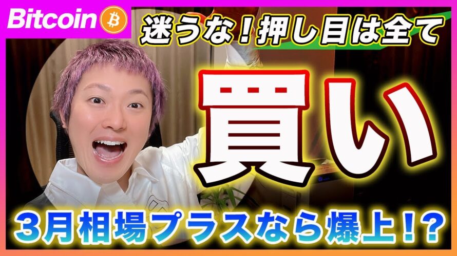 【買いだ!買い!】ビットコイン・落ちたら買う!それだけの相場です!【最新の仮想通貨分析を公開】