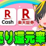 🚑🌈即売り民の楽天キャッシュ積立が+0.5%還元になります🚀🌞ポイ活おすすめ クレジットカード 楽天証券で投信つみたて