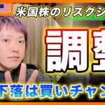 【米株】今後のリスクシナリオを解説します！-8%程度の調整はあるかもしれませんがその後の相場は戻ると思います！【アメリカ株・Nasdaq・SP500・DJI】