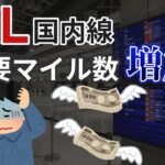 【プチ改悪】JAL国内線特典航空券 必要マイル数増加
