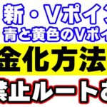 【青と黄色のVポイント】４つの現金化ルート解説 ※V NEOBANKルートは危険です