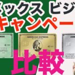 ビジネスカード（法人カード、個人事業主）新規入会アメックスのキャンペーンを比較！ グリーン・ゴールド・プラチナカードでお得なのはどれ？