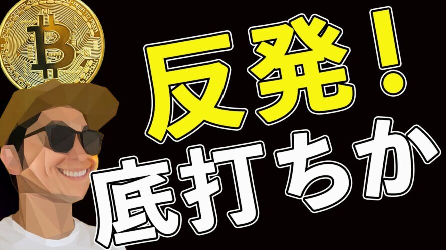 ビットコイン反発‼️底打ちかも?