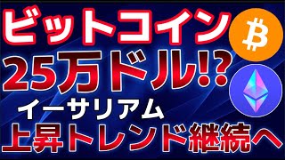 今年中に２５万ドルに達する！？イーサリアムこのまま上昇トレンド継続することはできるのか！？ゴールデンウィーク重要視。