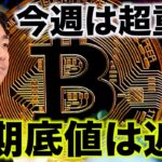 仮想通貨は今週は超重要。ビットコインの底値は近い？