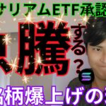 イーサリアムETF承認で【仮想通貨急騰か？】AI系アルトコイン爆上げの理由。ビットコイン