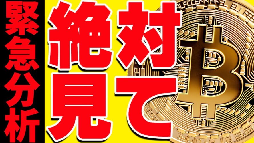 ⚠️緊急⚠️ビットコインが遂に爆上げ開始か⁉︎今後の最新シナリオ共有します!【仮想通貨】