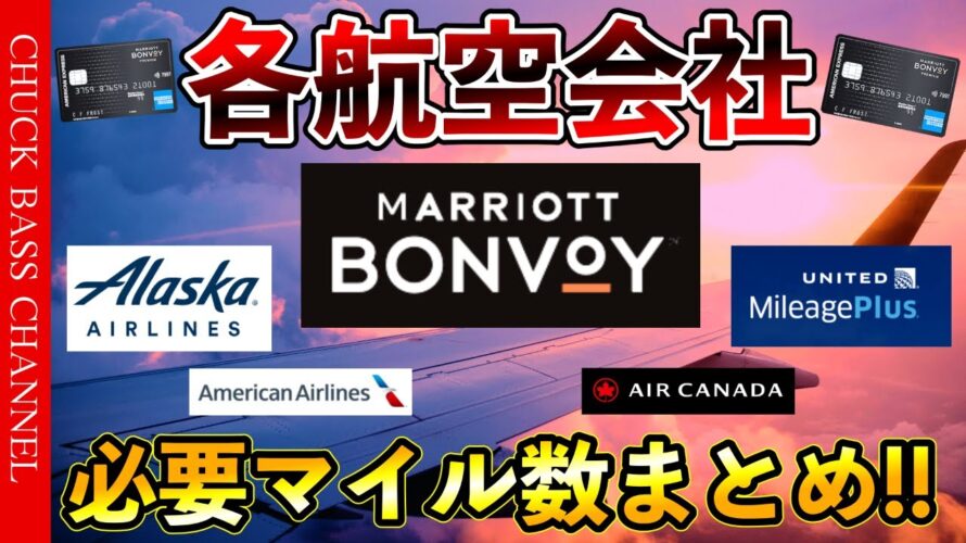 【改訂版】各航空会社✈️必要マイル数まとめ!!