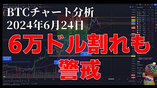 2024年6月24日ビットコイン相場分析